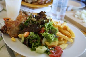 kip patat en ... sla