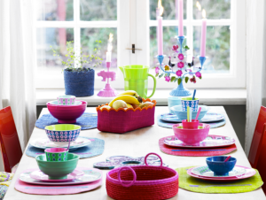 Tafel gedekt met Rice