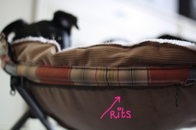 nieuwe mandje met rits