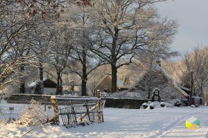 sneeuw in Tiendeveen