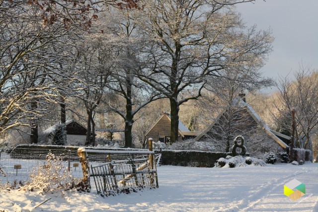 sneeuw in Tiendeveen