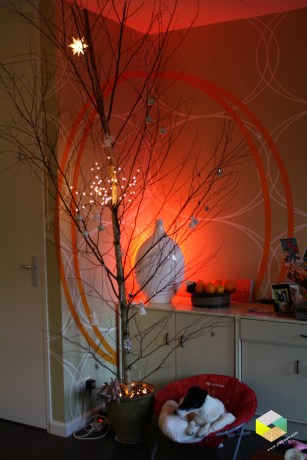 berkentak als kerstboom