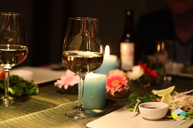 Aziatisch gedekte tafel