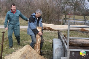 plaatsen nieuwe landhek