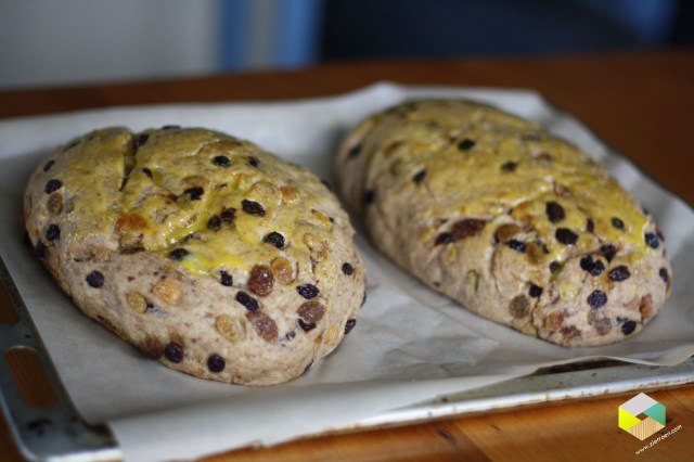 rozijnenbrood ongebakken